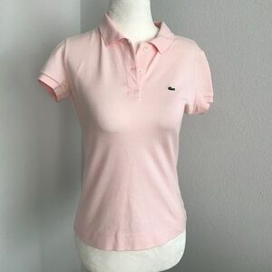 Lacoste Light Pink Polo Shirt